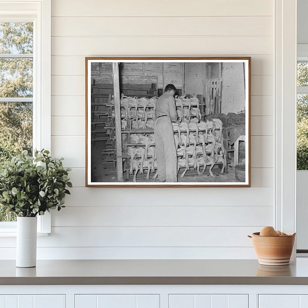 Workers Processing Turkeys in Brownwood Texas 1939