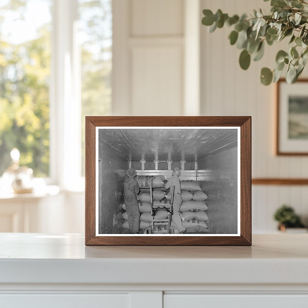 Carload of Peanuts at Comanche Texas Plant 1939