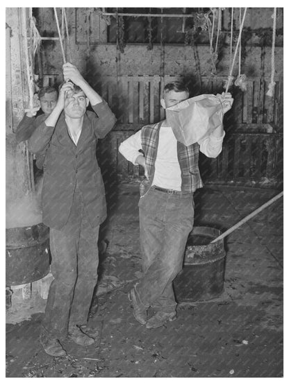 Turkey Pickers Waiting for Work in Brownwood Texas 1939