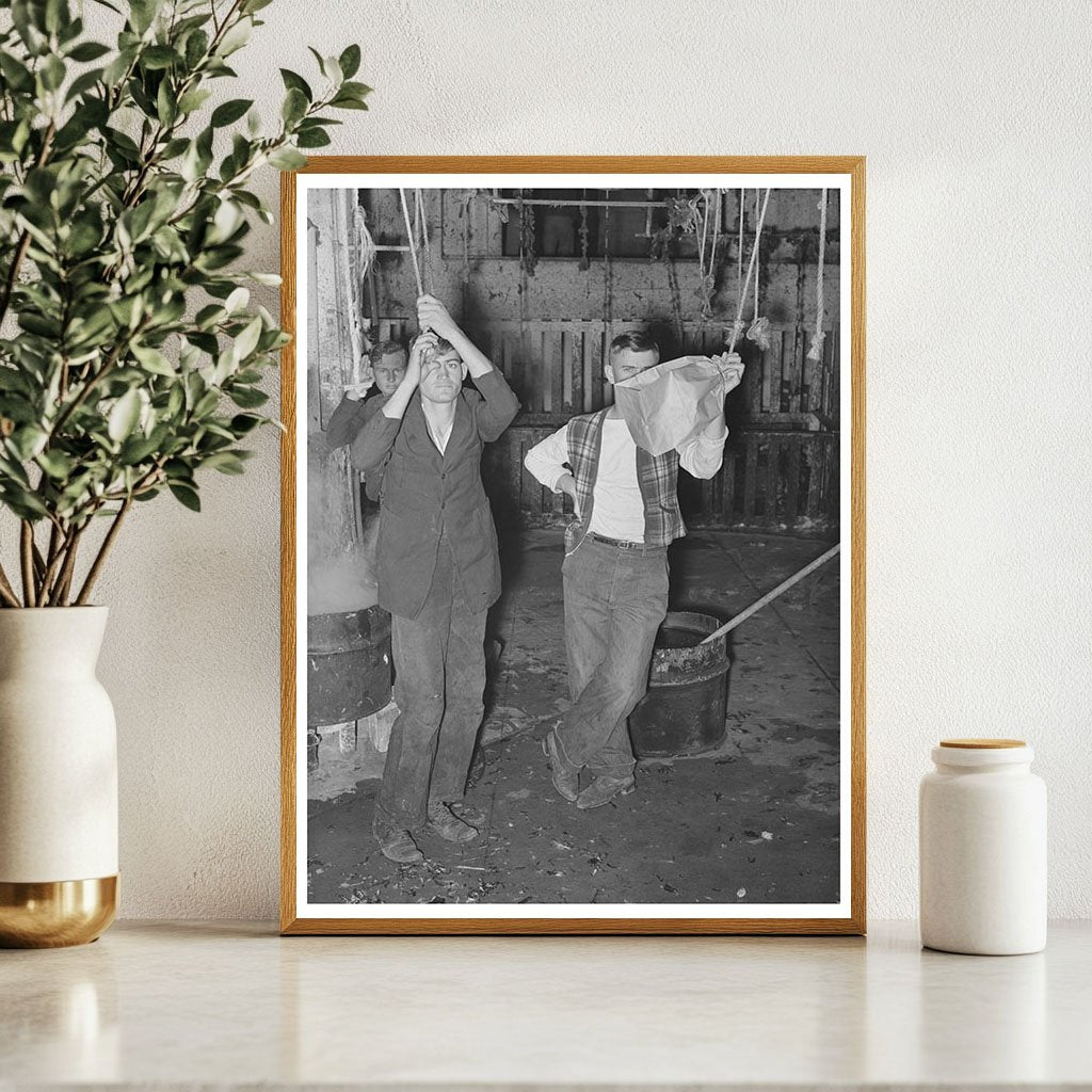 Turkey Pickers Waiting for Work in Brownwood Texas 1939