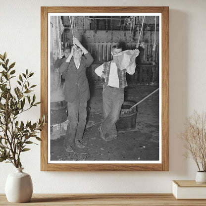 Turkey Pickers Waiting for Work in Brownwood Texas 1939