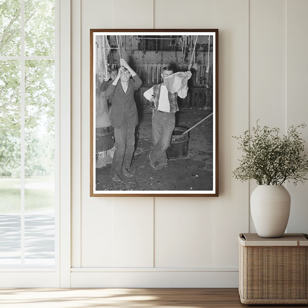 Turkey Pickers Waiting for Work in Brownwood Texas 1939