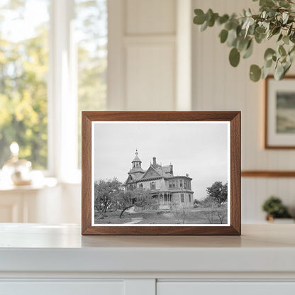 1939 Vintage Comanche Texas Mansion Architectural Photo