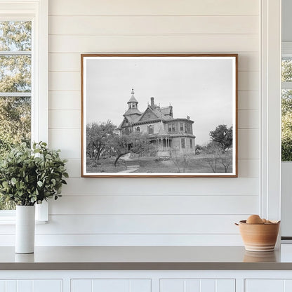 1939 Vintage Comanche Texas Mansion Architectural Photo