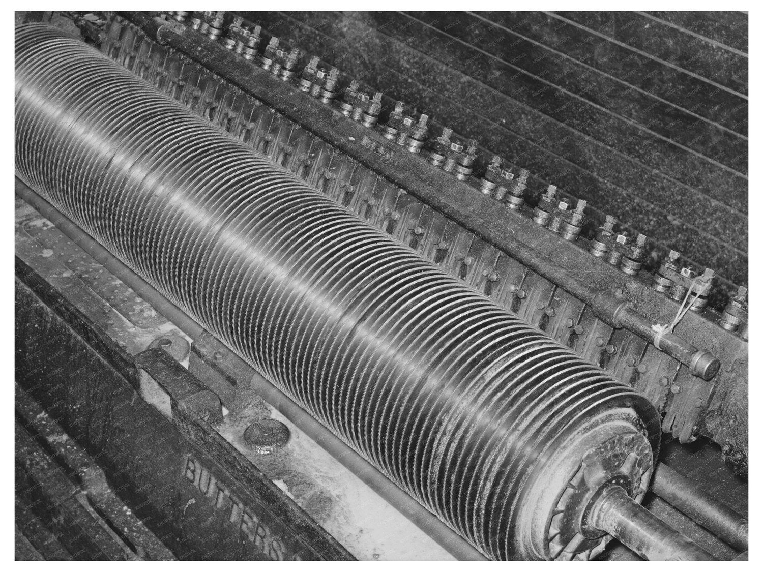 Steel Milled Roll for Cotton Seed Oil Mill Texas 1939