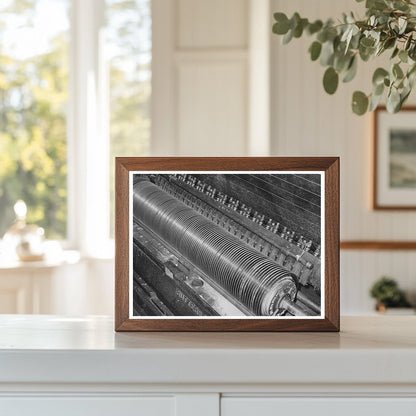 Steel Milled Roll for Cotton Seed Oil Mill Texas 1939