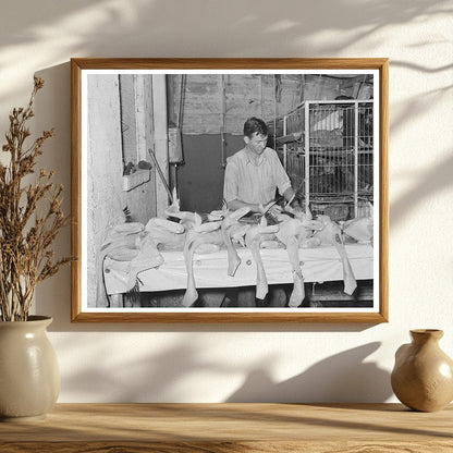 Vintage Turkey Inspection in Brownwood Texas 1939