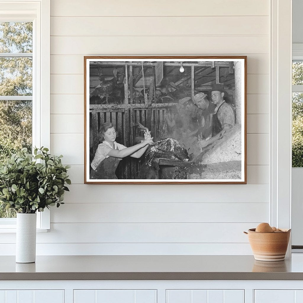 Vintage Poultry Processing in Brownwood Texas 1939