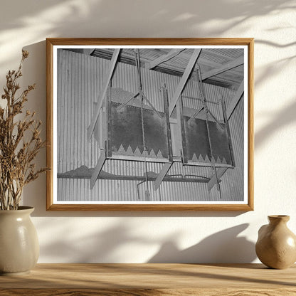 Cotton Seed Hull Drop Gate McLennan County Texas 1939