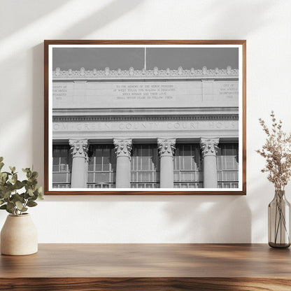 San Angelo Texas Courthouse Vintage Photo 1939