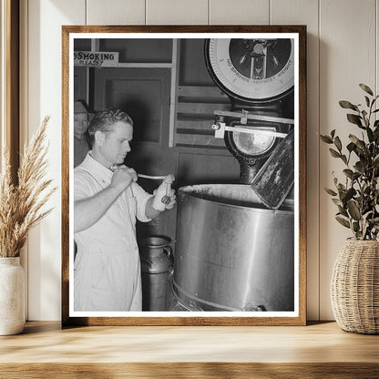 Babcock Test for Butterfat Content in Milk 1939