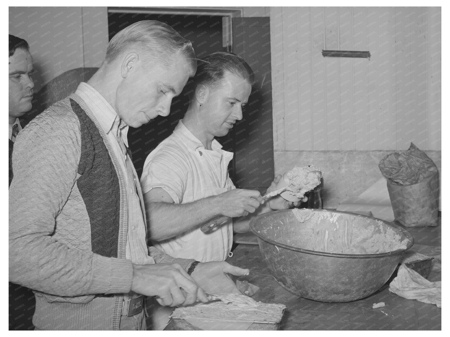 Cheese Packing at San Angelo Creamery November 1939