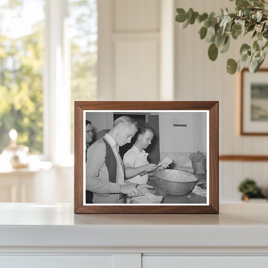 Cheese Packing at San Angelo Creamery November 1939
