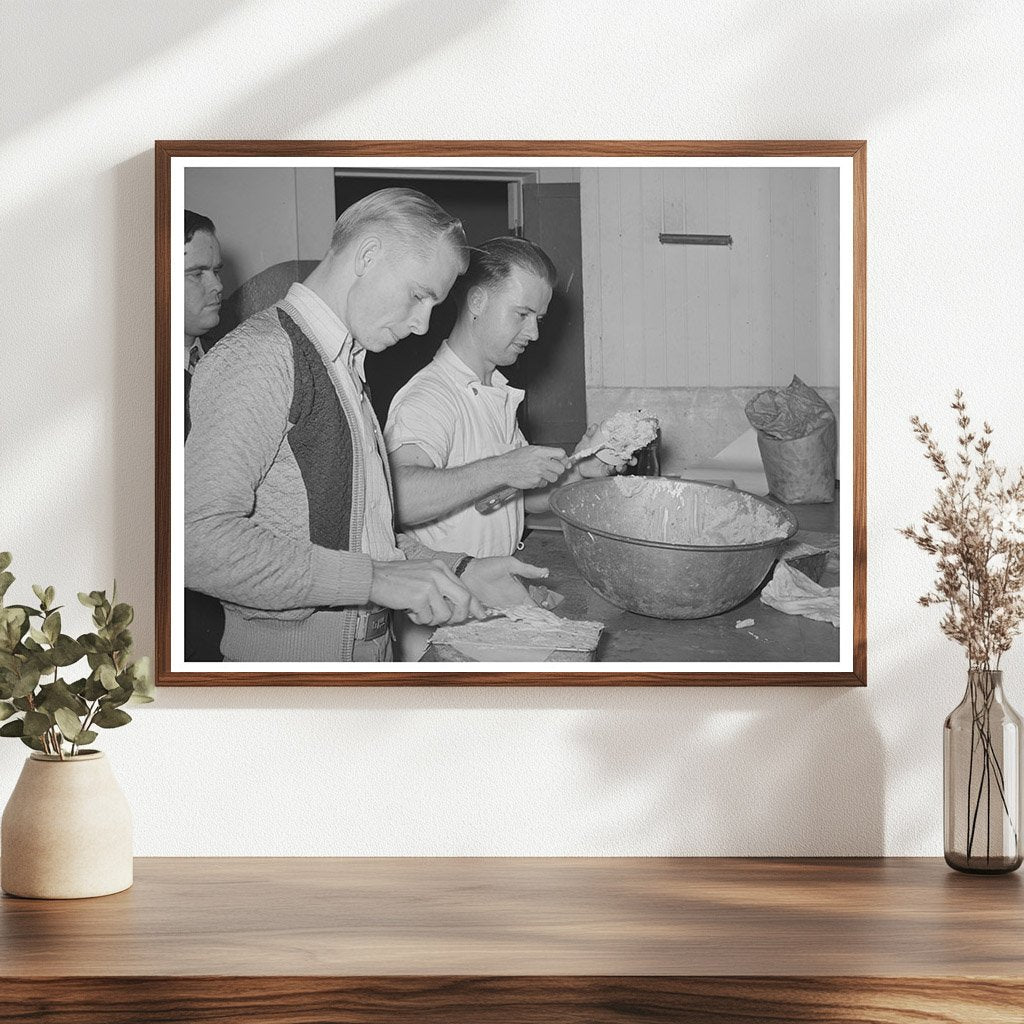 Cheese Packing at San Angelo Creamery November 1939
