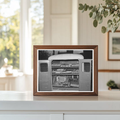 Bakery Truck Loaded with Goods San Angelo Texas 1939