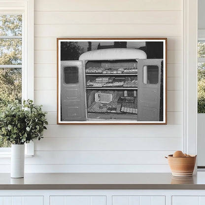 Bakery Truck Loaded with Goods San Angelo Texas 1939