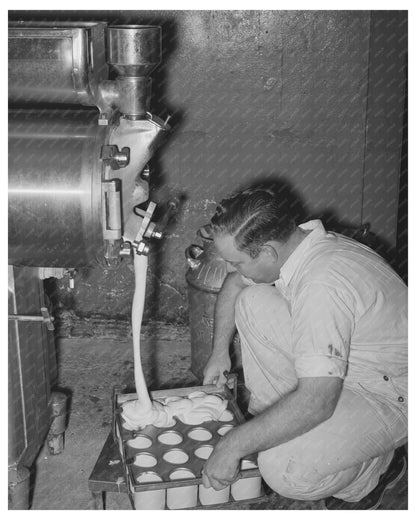 Ice Cream Mix Production at San Angelo Creamery 1939