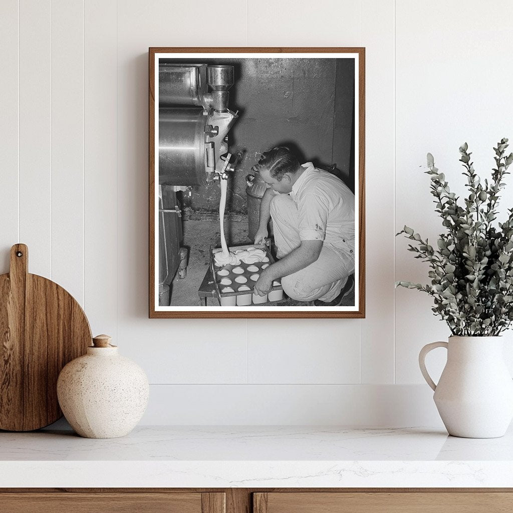 Ice Cream Mix Production at San Angelo Creamery 1939