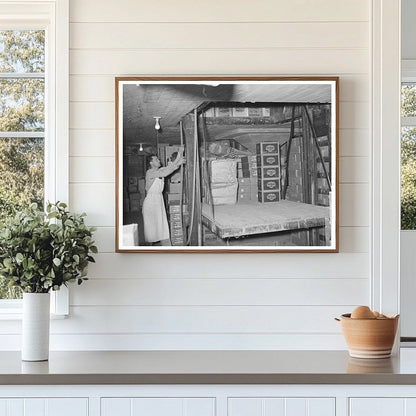 Workers Lifting Supplies in San Angelo Grocery Store 1939