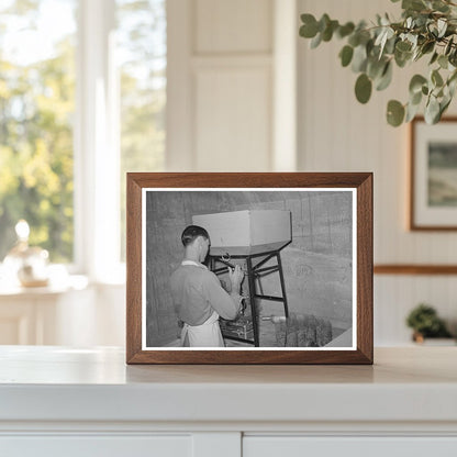 Workers Packing Pinto Beans in San Angelo Texas 1939
