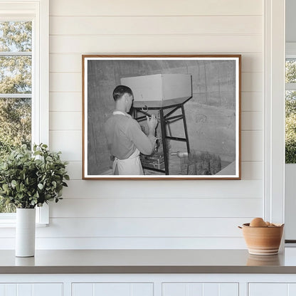 Workers Packing Pinto Beans in San Angelo Texas 1939