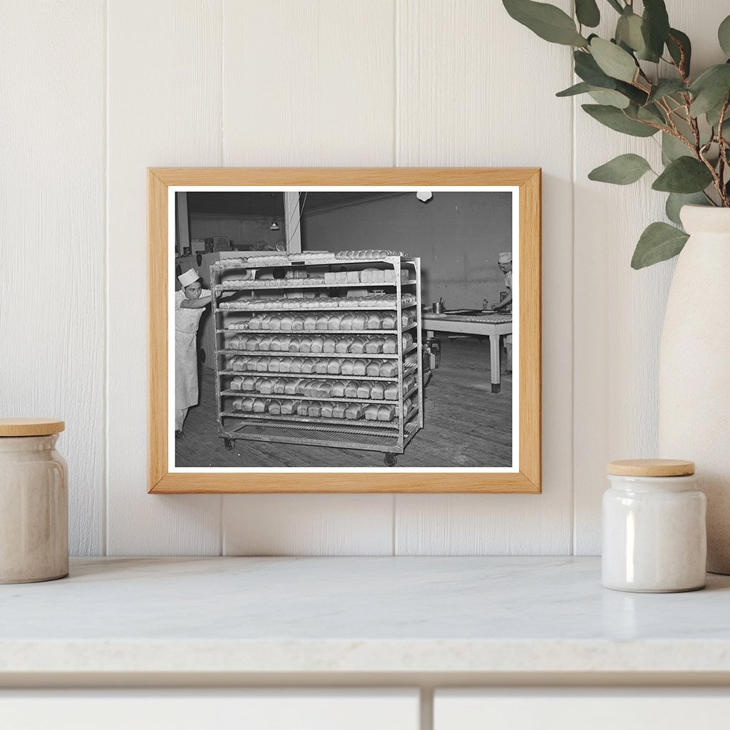 Vintage 1939 Bakery Scene in San Angelo Texas