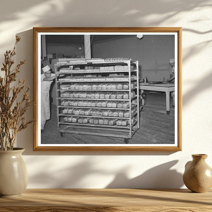 Vintage 1939 Bakery Scene in San Angelo Texas