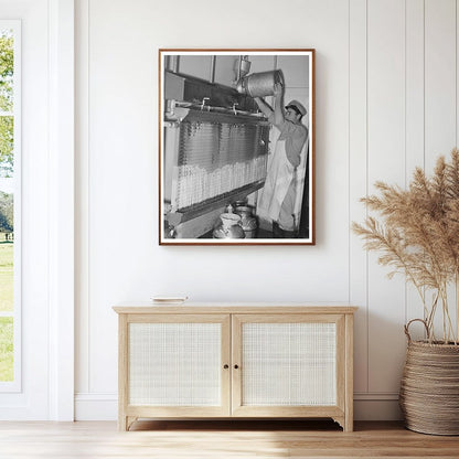 Cooling Milk at a Texas Dairy November 1939