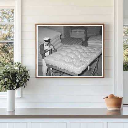 Mattress Tufting Factory in San Angelo Texas 1939