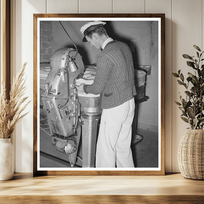 Innerspring Mattress Roll Edge Manufacturing 1939 Texas