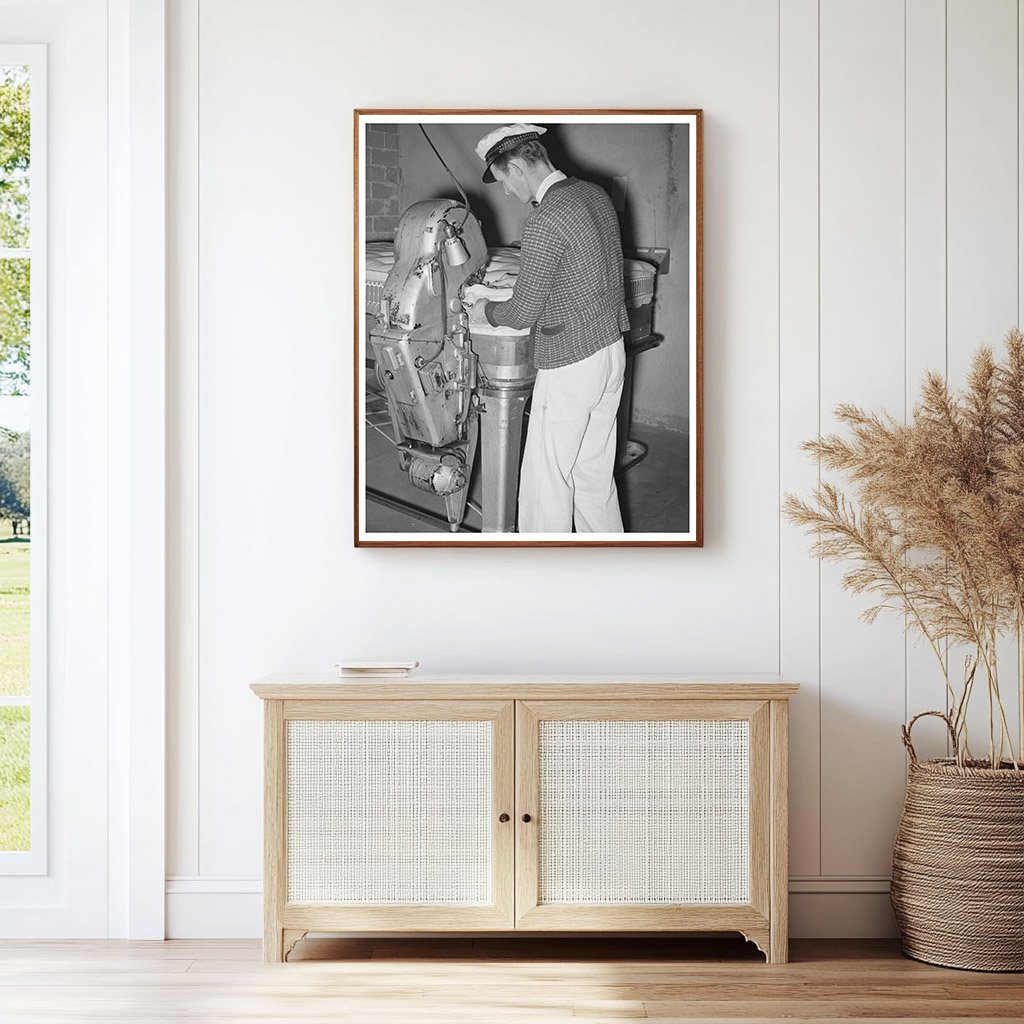 Innerspring Mattress Roll Edge Manufacturing 1939 Texas