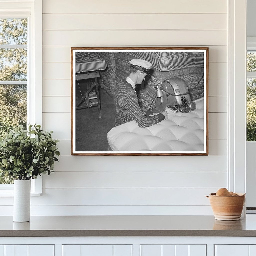 Innerspring Mattress Production Process November 1939