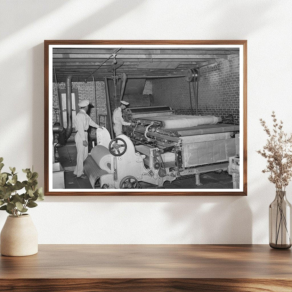 Cotton Bat Formation for Mattresses San Angelo 1939