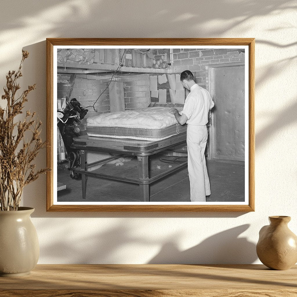 Mattress Production in San Angelo Texas November 1939