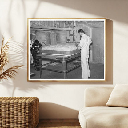 Mattress Production in San Angelo Texas November 1939