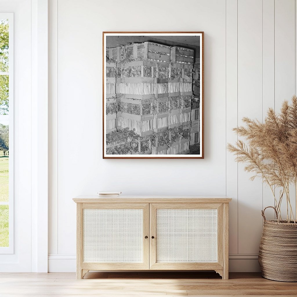 Celery Crates in Wholesale Grocery San Angelo 1939