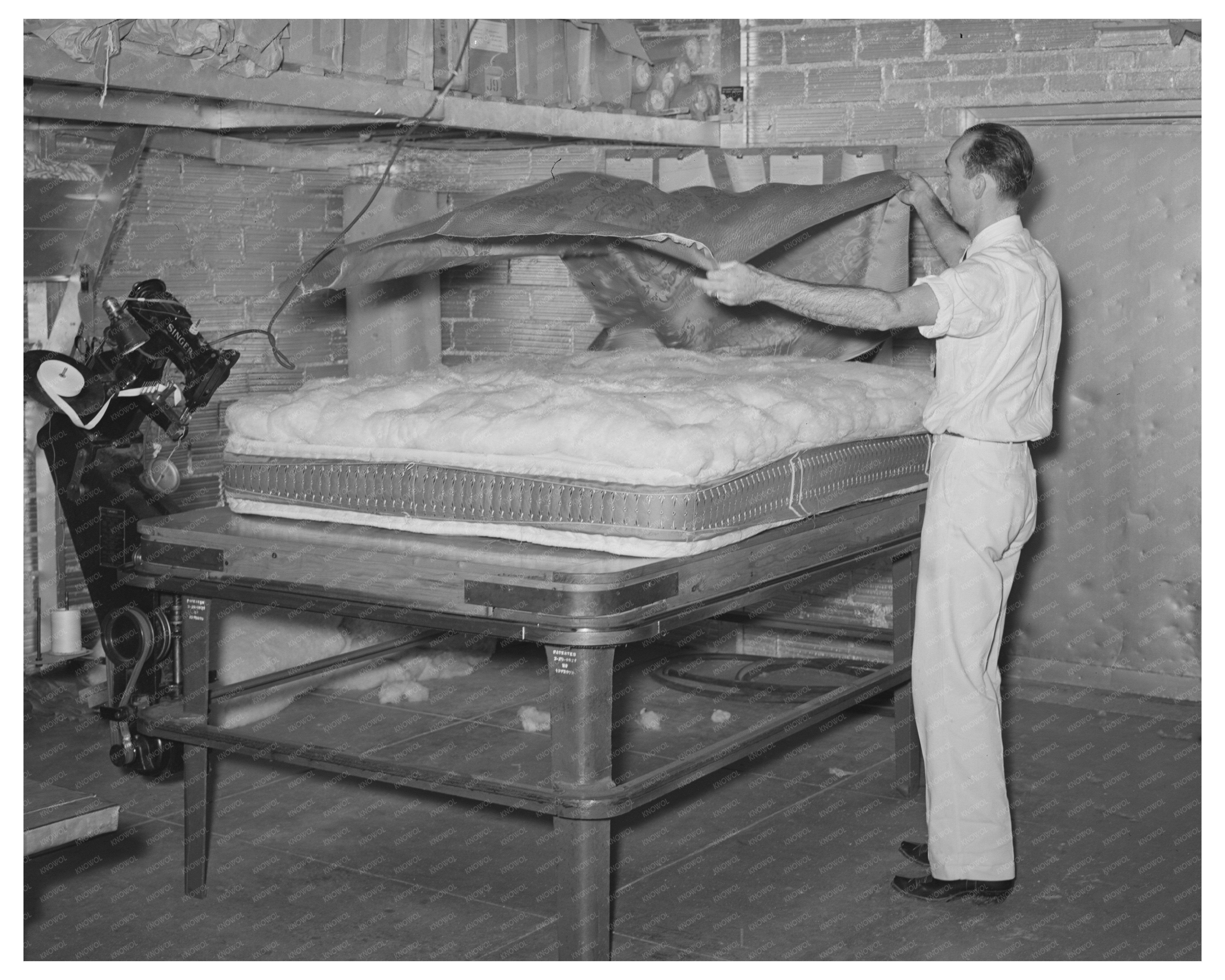 Mattress Factory Workers in San Angelo Texas November 1939