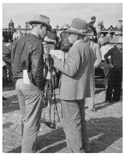 Palomino Horse Auction in El Dorado Texas 1939