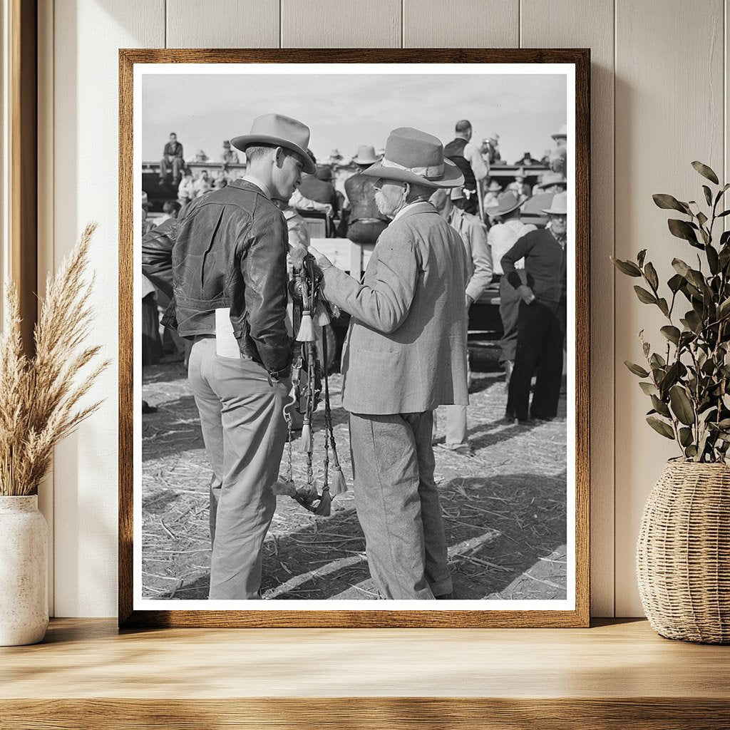 Palomino Horse Auction in El Dorado Texas 1939