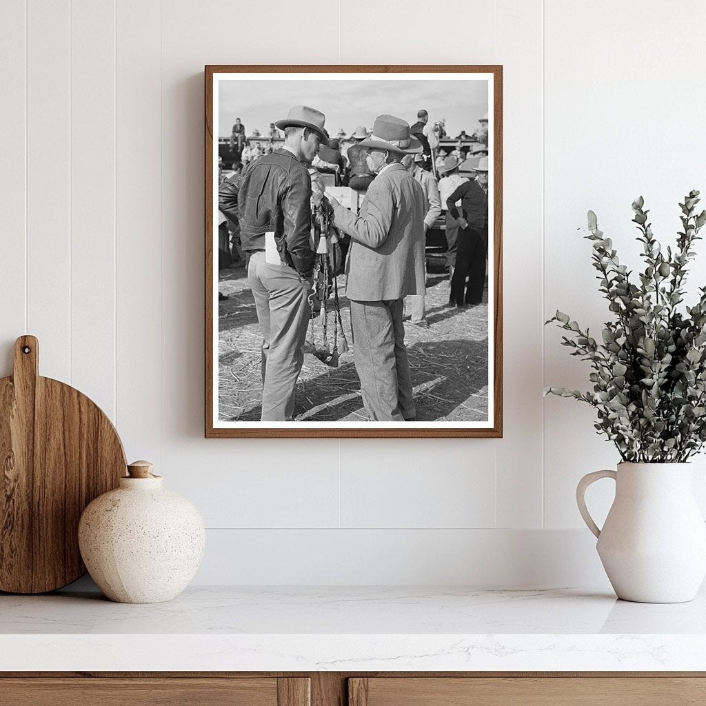 Palomino Horse Auction in El Dorado Texas 1939