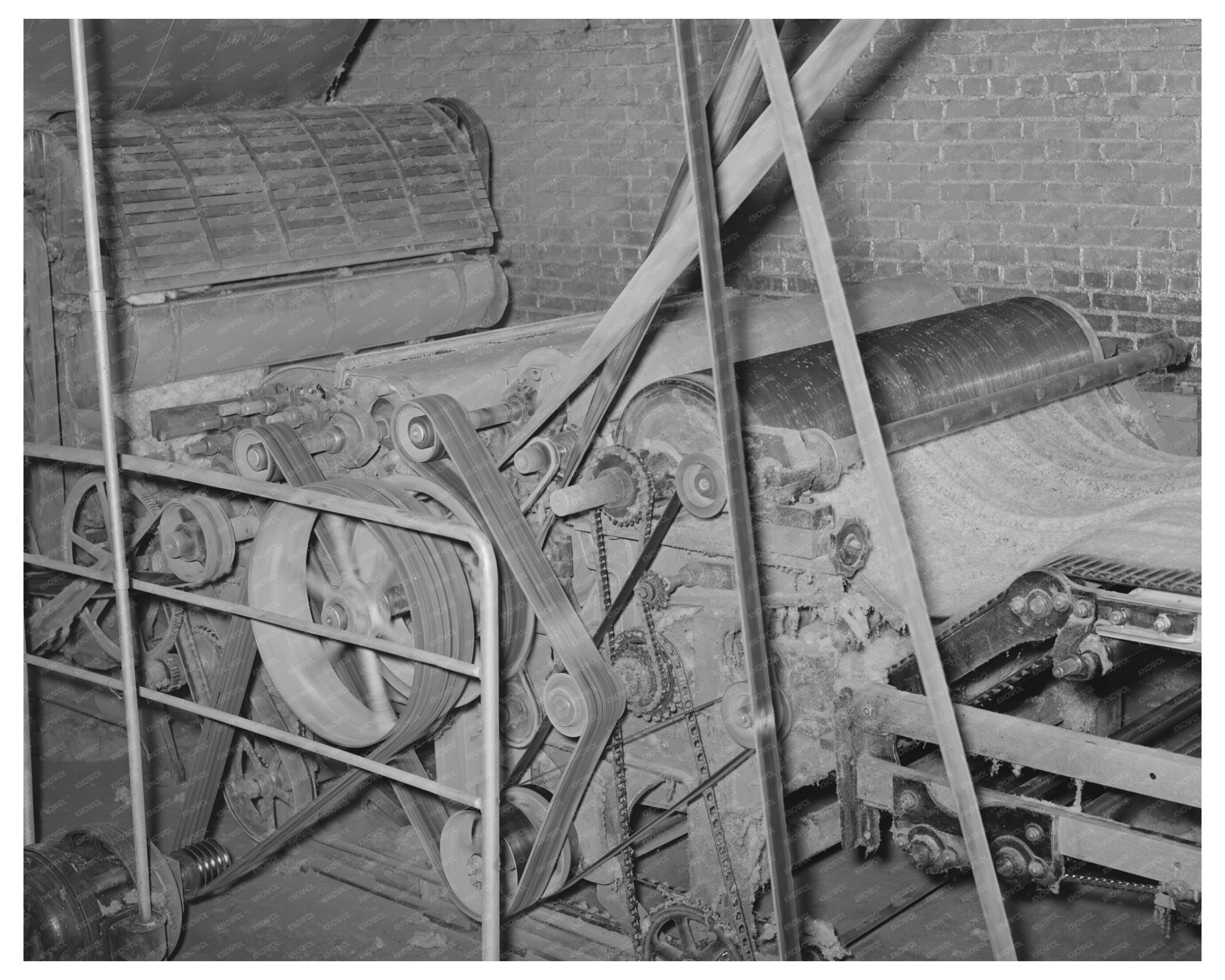 Mattress Factory Machinery Detail San Angelo Texas 1939