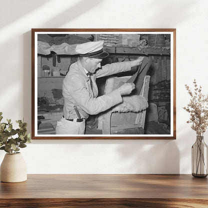 Workers Unholstering Chairs at Texas Mattress Factory 1939