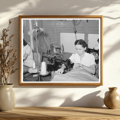 Sewing Ticking for Mattresses in San Angelo Texas 1939