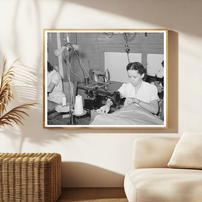 Sewing Ticking for Mattresses in San Angelo Texas 1939