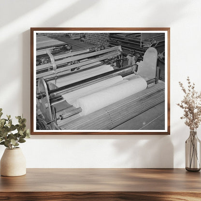 Cotton Batting Production in San Angelo Mattress Factory 1939