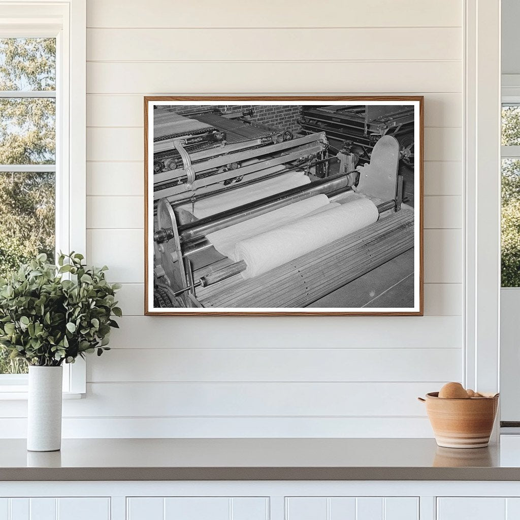 Cotton Batting Production in San Angelo Mattress Factory 1939