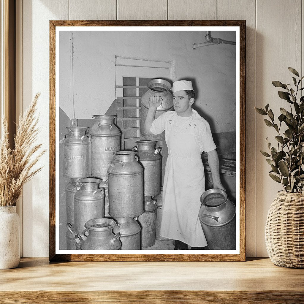 Employer at Creamery in San Angelo Texas 1939