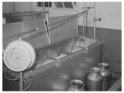 Vintage 1939 Milk Pasteurization Process in San Angelo Texas