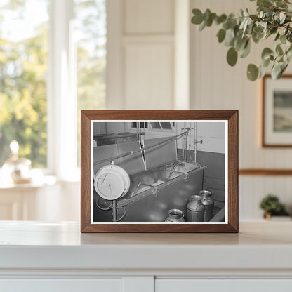 Vintage 1939 Milk Pasteurization Process in San Angelo Texas