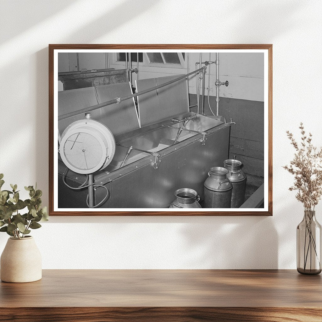 Vintage 1939 Milk Pasteurization Process in San Angelo Texas